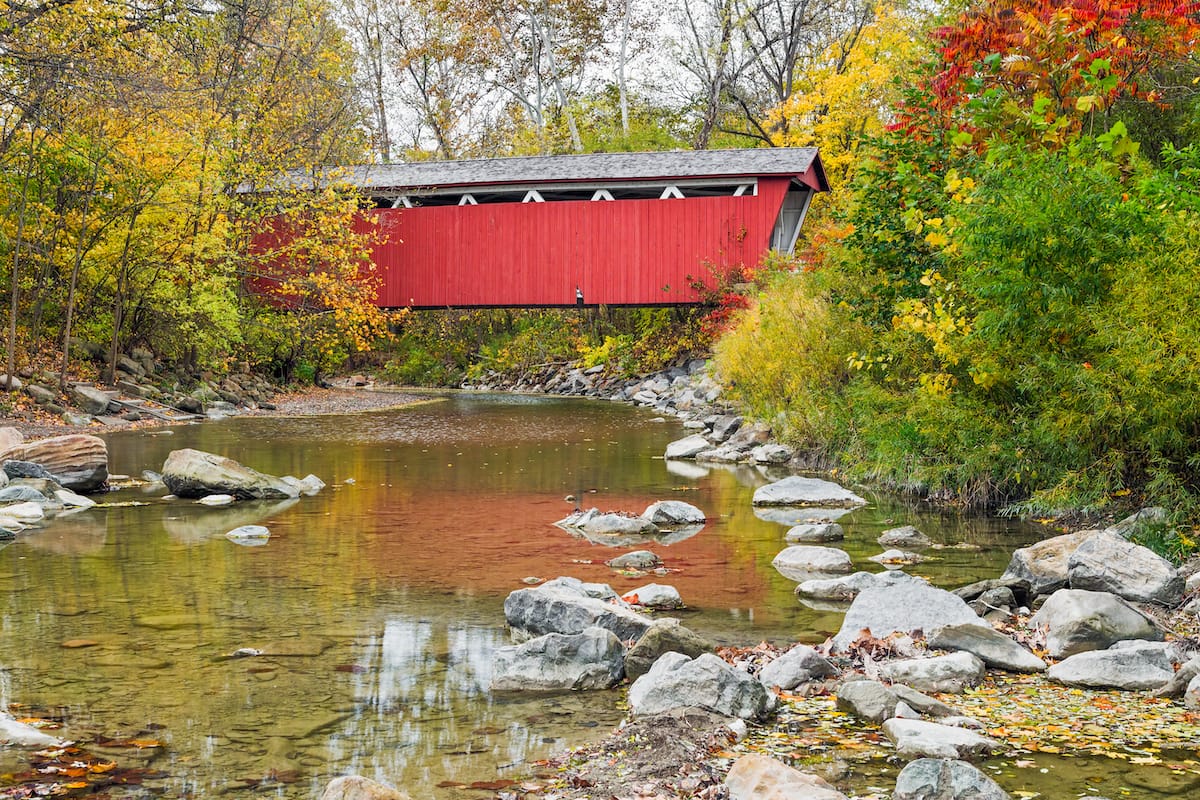 15 Gorgeous Ohio Covered Bridges You Can Easily Visit 5448