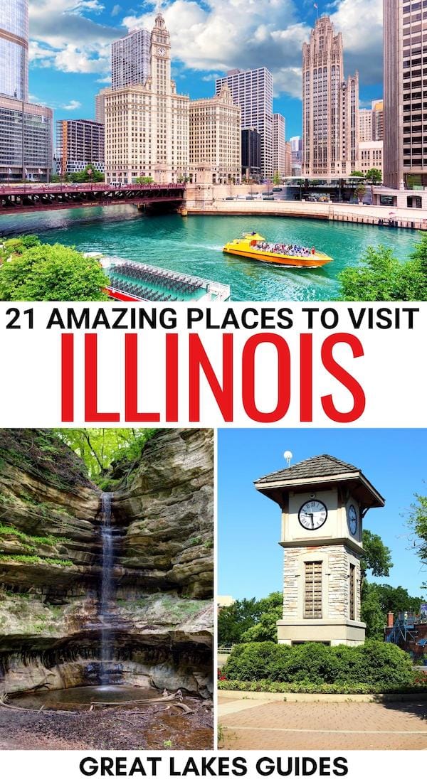 Looking for the best places to visit in Illinois for an upcoming trip? This guide lists some incredible Illinois destinations to help you plan! | Small towns in Illinois | Weekend getaways in Illinois | Romantic getaways in Illinois | Places in Illinois | Illinois places to visit | Destinations in Illinois | Illinois itinerary | Things to do in Illinois | Illinois travel