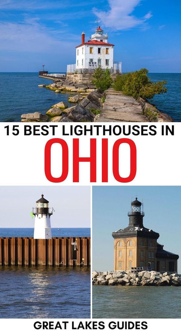 Are you looking for the best lighthouses in Ohio? These Ohio lighthouses are iconic and worth your visit! Click to find out more (and how to visit)! | Places to visit in Ohio | OH lighthouses | Lighthouses in OH | Things to do in Ohio | Lighthouses on Lake Erie | Lake Erie lighthouses | Cleveland lighthouses | Lighthouses near Cleveland | Historic lighthouses in USA | America lighthouses | Midwest lighthouses | Lake Erie things to do