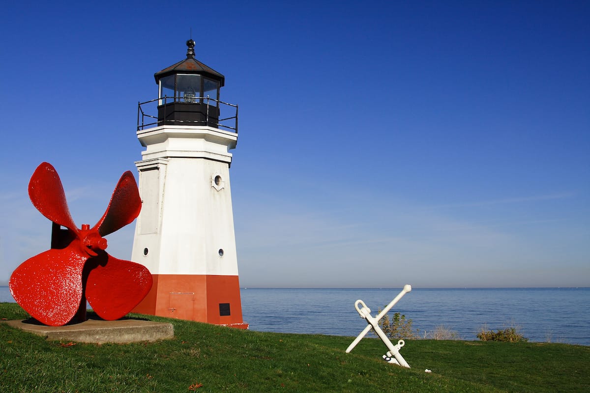 Vermilion lighthouse - Best Ohio lighthouses