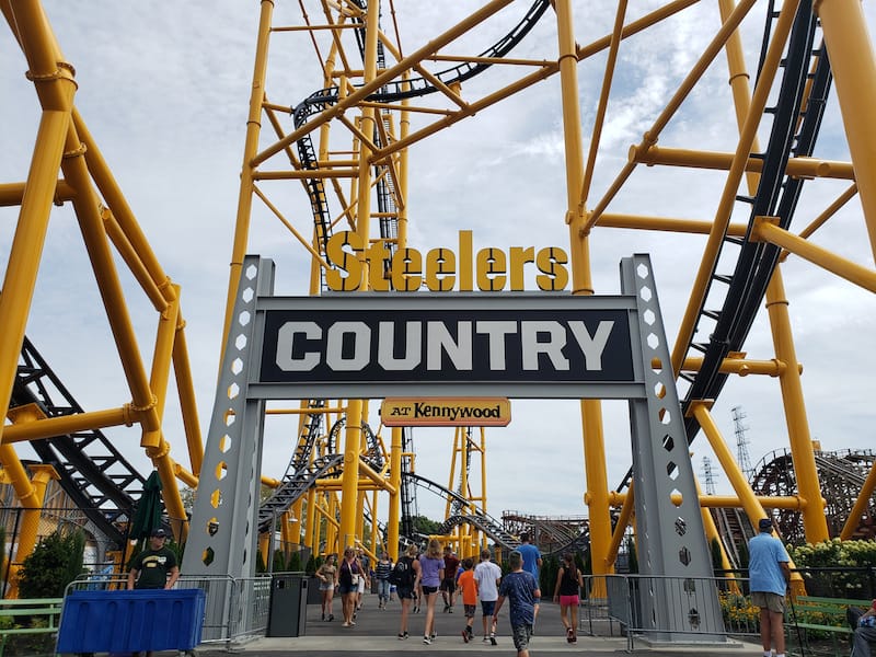 Steel Curtain rollercoaster at Kennywood - CMS Photography - Shutterstock