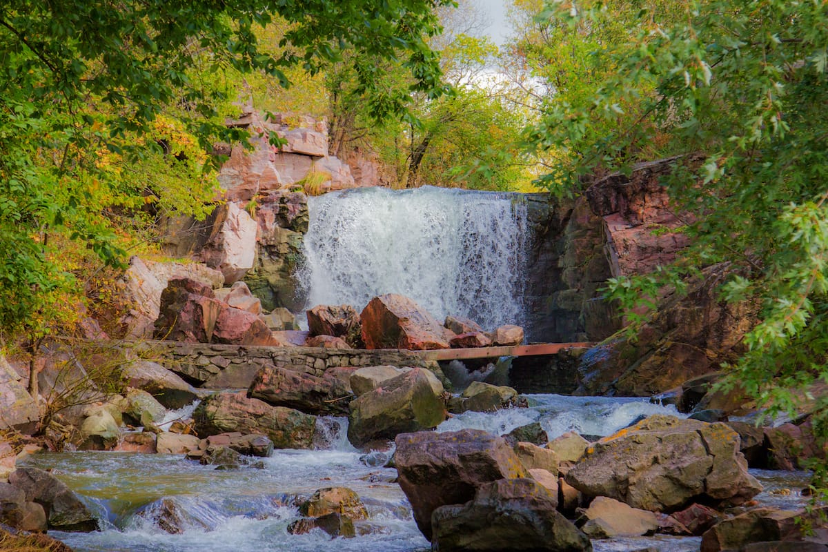 Winnewissa Falls in Pipestone National Monument and Park